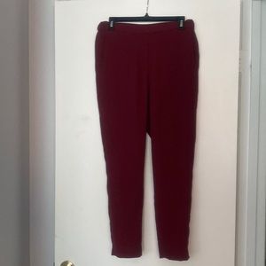 Great Quality, Burgundy/Maroon Business Casual J. Crew Pants/Slacks